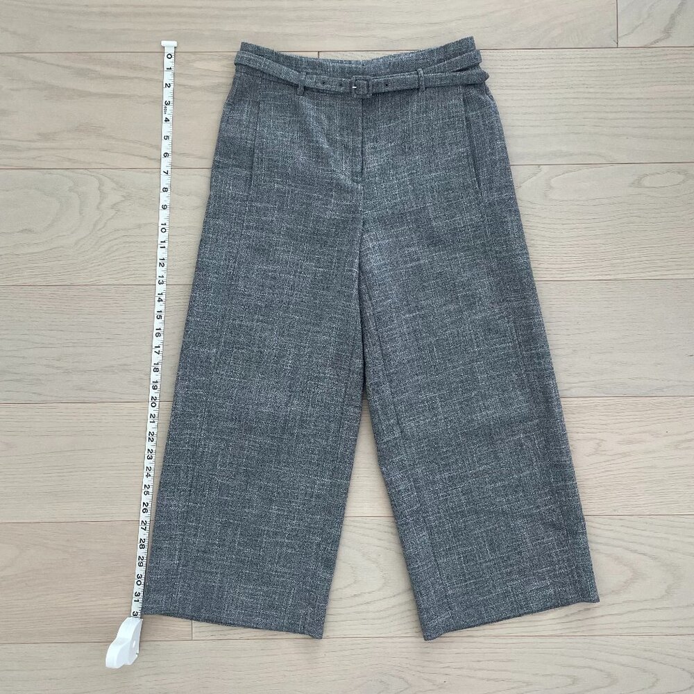 Ann Taylor Belted Culottes Gray 0P